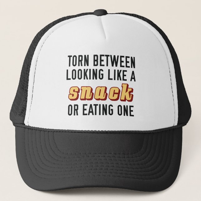Looking Like A Snack Trucker Hat (Front)