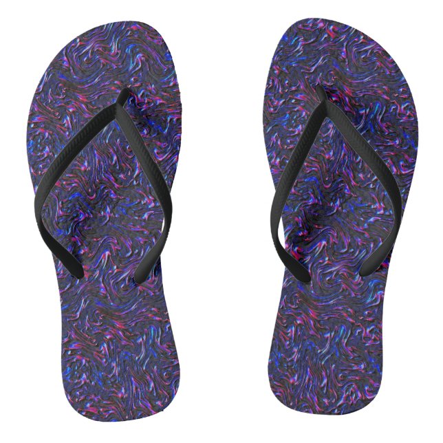 Looking like blue and pink textured of wall flip flops (Footbed)