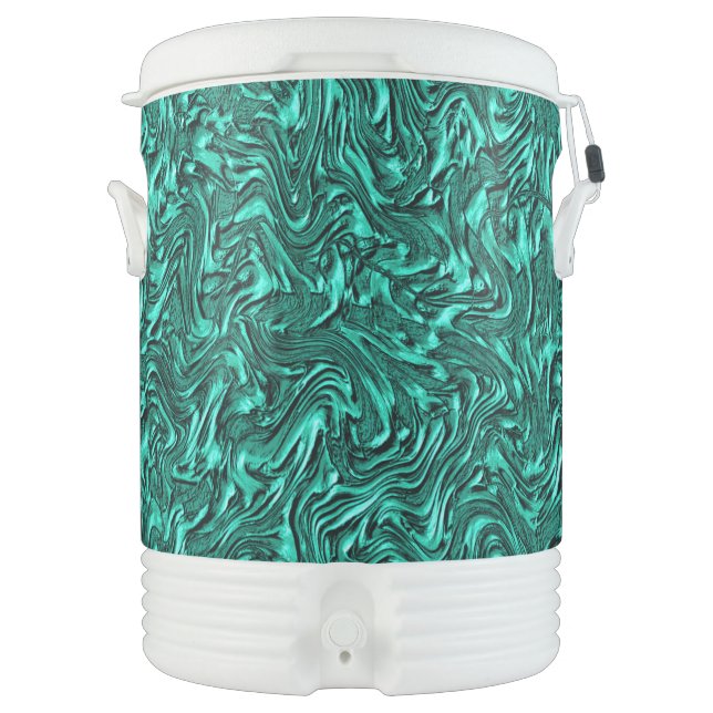 Looking like jade green textured of wall beverage cooler (Front)