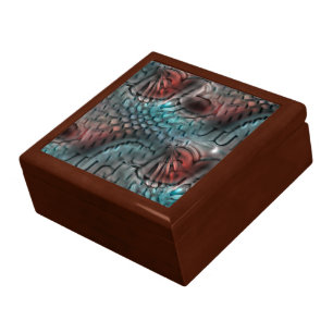 Looking like reptile skin through hammered glass   gift box