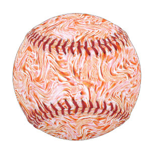 Looking like textured of wall, salmon color baseball