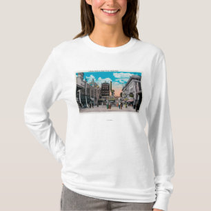 Looking North on Ocean Front, Ocean Park T-Shirt