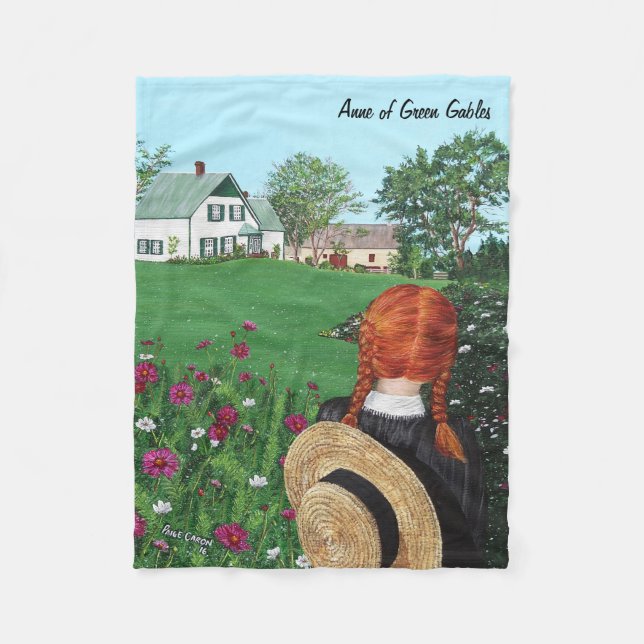 Looking on with Love-Anne of Green Gables Blanket (Front)