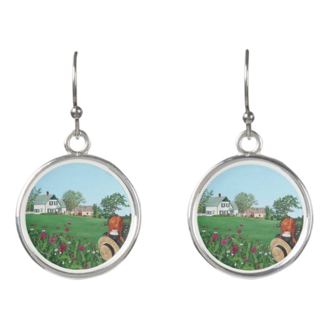 Looking on with Love-Anne of Green Gables Earrings (Front)