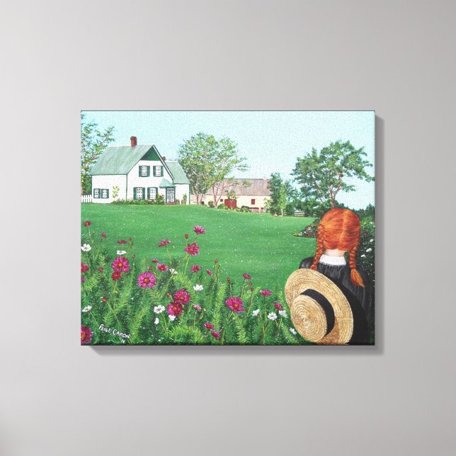 "Looking on with Love" Anne of Green Gables, PEI C Canvas Print (Front)