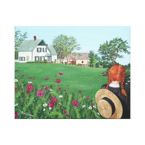 Looking on with Love Anne of Green Gables PEI C Canvas Print