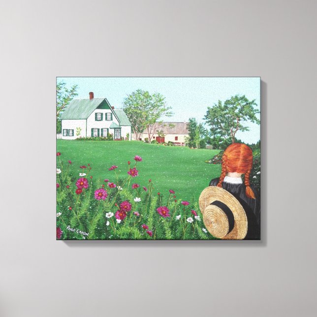 "Looking on with Love" Anne of Green Gables, PEI C Canvas Print (Front)