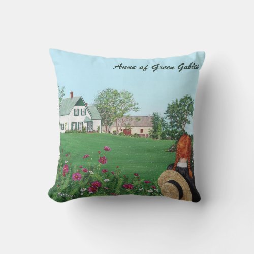 Looking on with Love Anne of Green Gables Pillow
