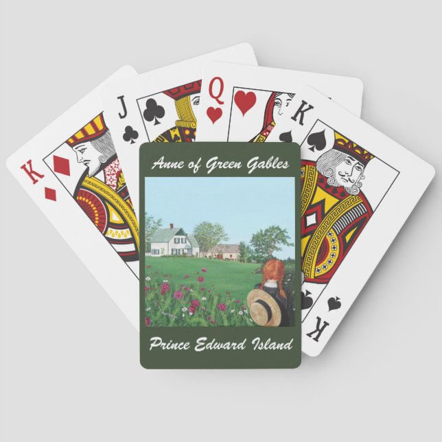 "Looking on with Love" Anne of Green Gables Poker Cards (Back)