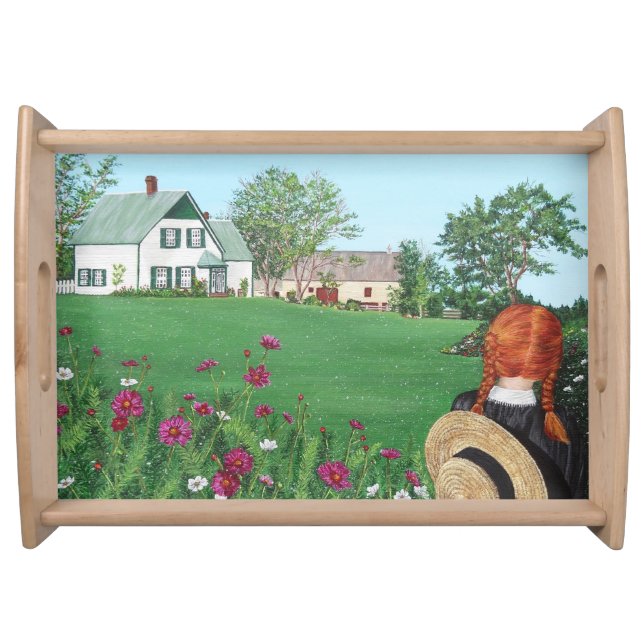 "Looking on with Love" Anne of Green Gables Tray (Front)