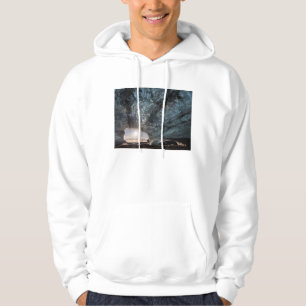 Looking out an ice cave, Iceland Hoodie