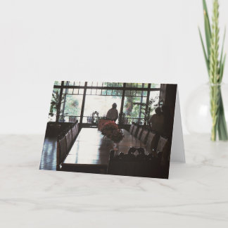 Looking out ... card