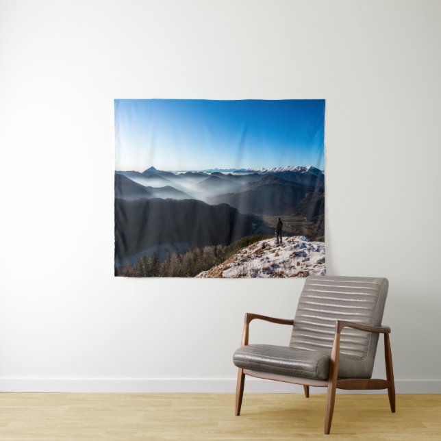 Looking over new horizons tapestry (In Situ (Horizontal))