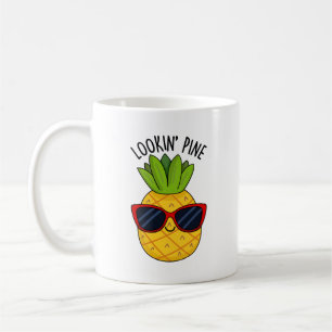 Looking Pine Funny Pineapple Pun Coffee Mug