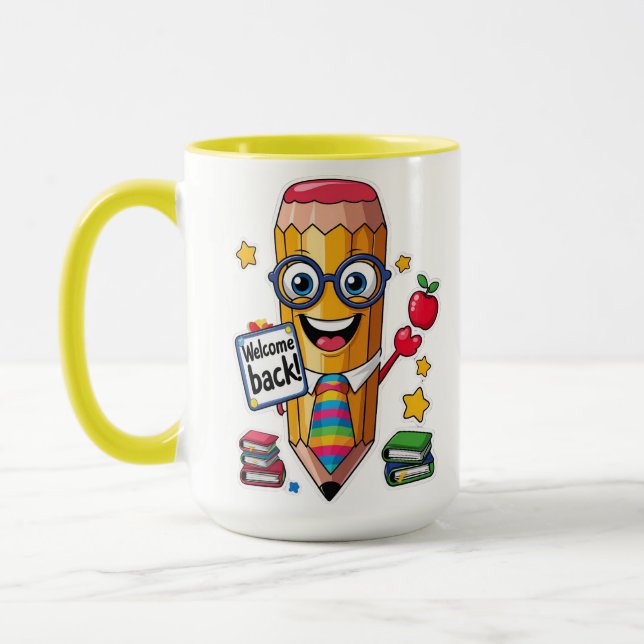 Looking Sharp – Welcome Back! Mug (Left)