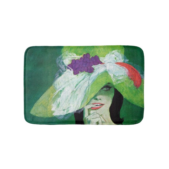 Looking the Other Way Bathroom Mat (Front)