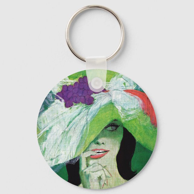 Looking the Other Way Keychain (Front)