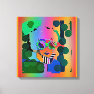 Looking Through Reflected Lenses Canvas Print
