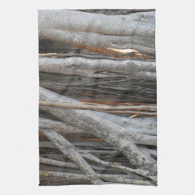 Looking through the Banyan Tree Towel (Vertical)