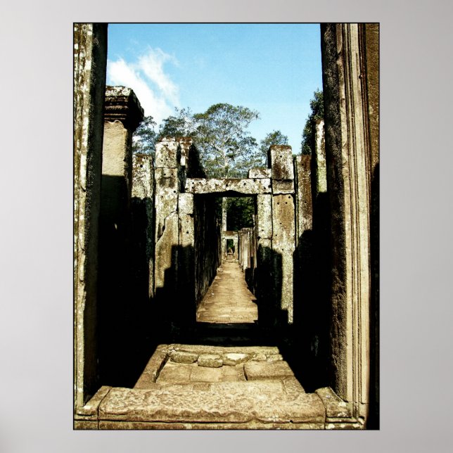 Looking thru Cambodian History Poster (Front)