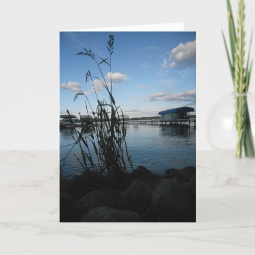 Looking to French Lake Birthday Card