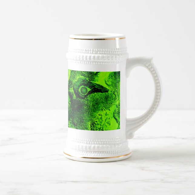 looking to green beer stein (Right)