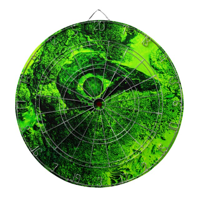 looking to green dart board (Front)