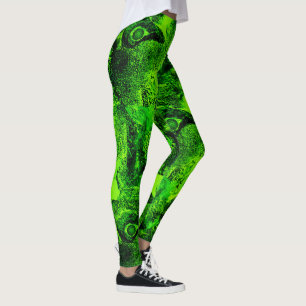 looking to green leggings
