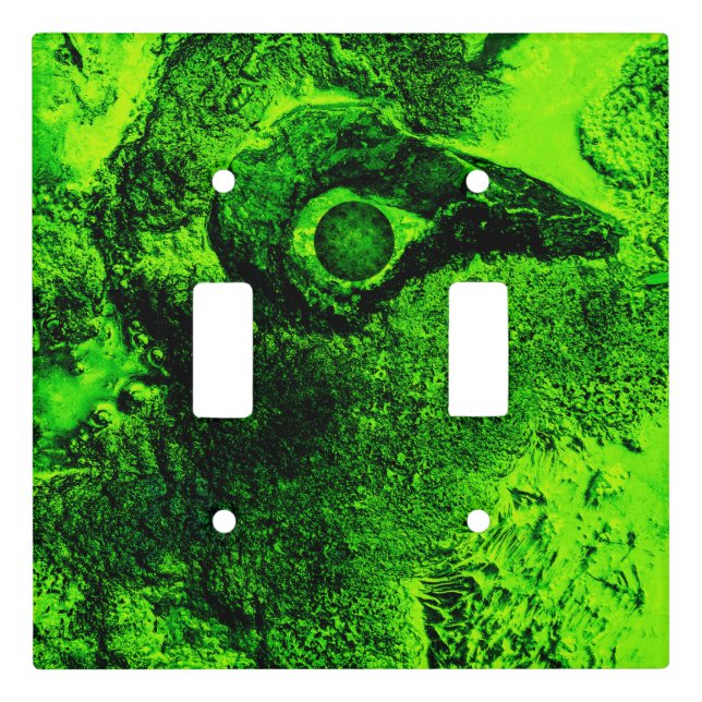 looking to green light switch cover (Front)