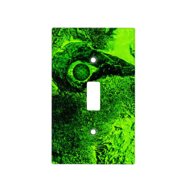looking to green light switch cover (Front)
