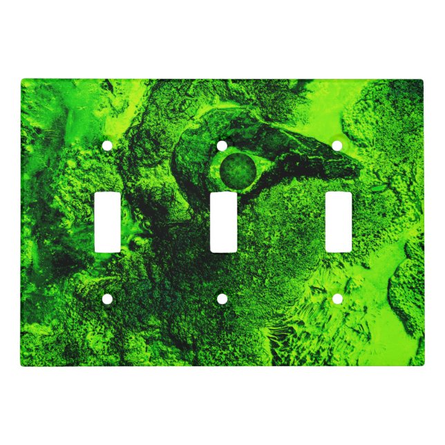 looking to green light switch cover (Front)