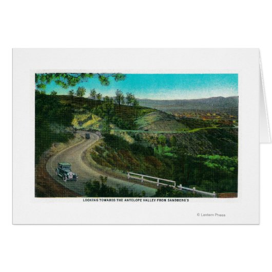 Looking towards Antelope Valley from Sandberg's Cards (Front Horizontal)