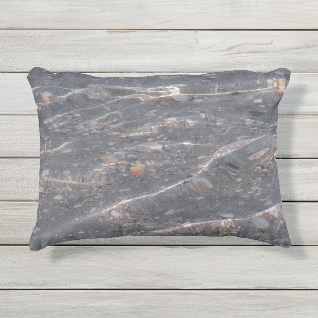Looking Under Water Outdoor Pillow (Front)