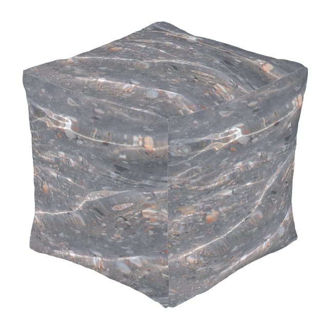 Looking Under Water Outdoor Pouf (Angled Front)