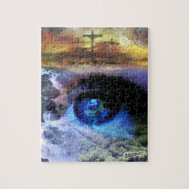 Looking Unto Jesus 11x14 Photo Puzzle (Vertical)