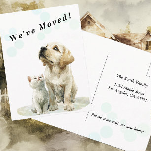 Looking Up at You – Moving Announcement 3 Postcard
