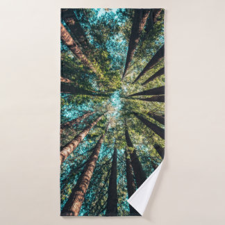 LOOKING UP BATH TOWEL