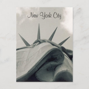 looking up liberty crown postcard