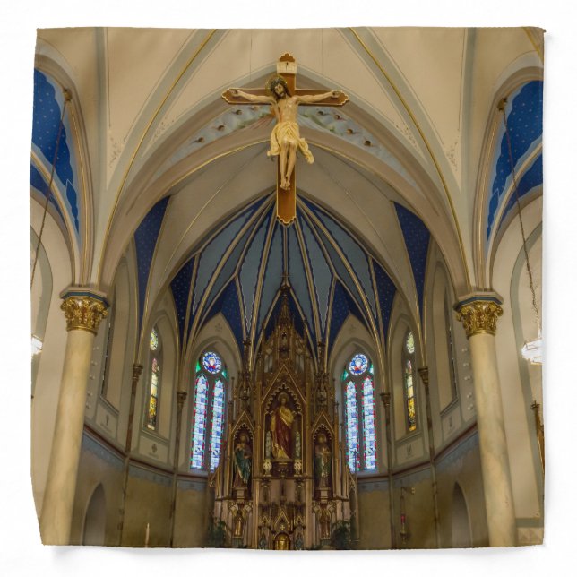 Looking Up St Peter Altar Bandana (Front)