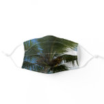 Looking Up to Coconut Palm Tree Tropical Nature Adult Cloth Face Mask