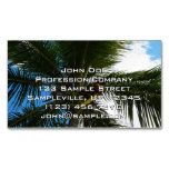 Looking Up to Coconut Palm Tree Tropical Nature Business Card Magnet
