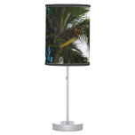 Looking Up to Coconut Palm Tree Tropical Nature Table Lamp