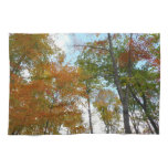 Looking Up to Fall Leaves I Colorful Fall Foliage Kitchen Towel
