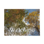 Looking Up to Fall Leaves II Autumn Nature Doormat