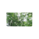 Looking Up to Summer Trees Checkbook Cover