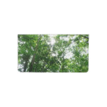 Looking Up to Summer Trees Checkbook Cover