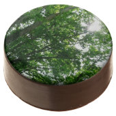 Looking Up to Summer Trees Chocolate Covered Oreo (Angled)