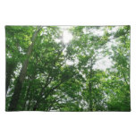 Looking Up to Summer Trees Cloth Placemat