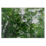 Looking Up to Summer Trees Cutting Board
