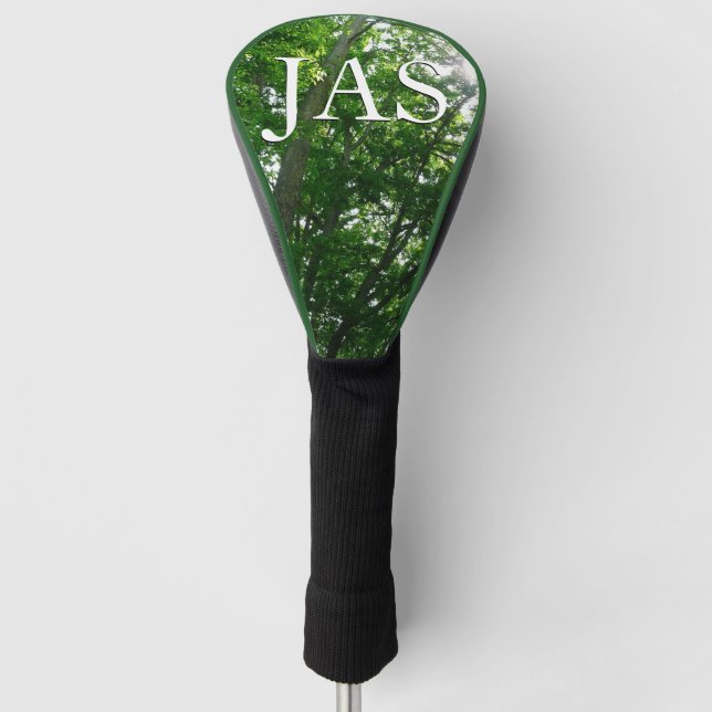 Looking Up to Summer Trees Golf Head Cover (Front)